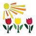 GelGems Sunny Tulips Small Bag Gel Clings