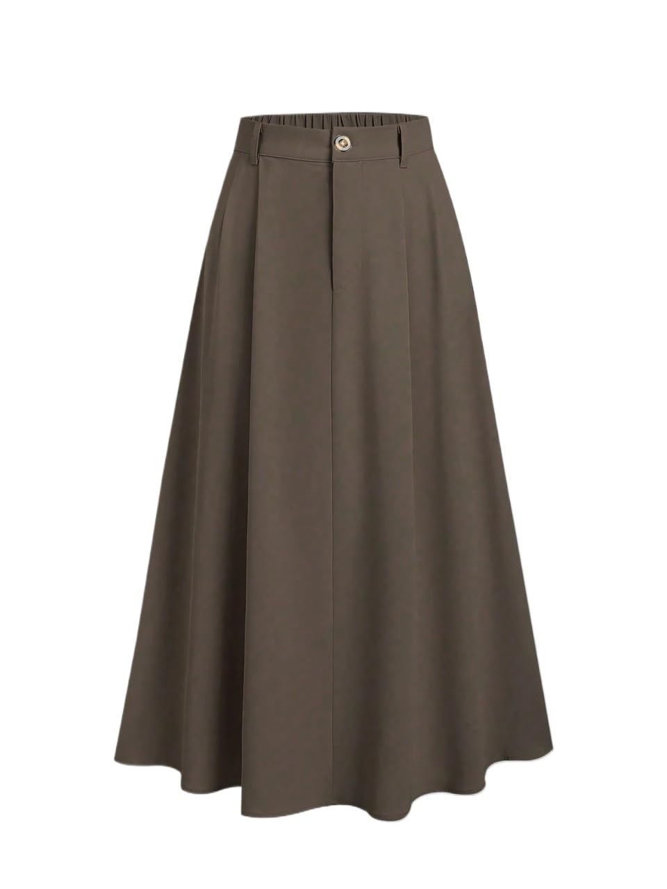 Womens Flowy Trendy Skirt High Waist Loose Skirt