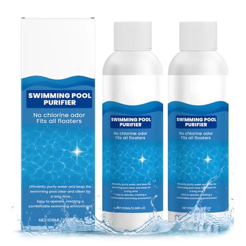 Swimming Pool Purifier Pro Pool Water Purifier Liquid Keeps Water Crystal Clear for Fits All Above-Ground In-Ground Pools