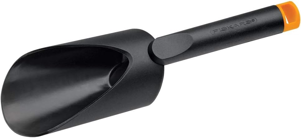 Image of Fiskars Soil Scoop - Fiber Composite Hand Shovel for Planting and Potting - Gardening Hand Tools for Indoor and Outdoor Gardening (Pack of 6)