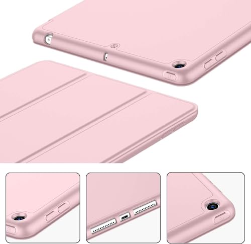 Image of Tablet Case Cover for Apple iPad Pro 11 inch (1st Gen) [Auto Sleep /Wake Cover] [Pencil Holder] [Trifold Stand] - Pink