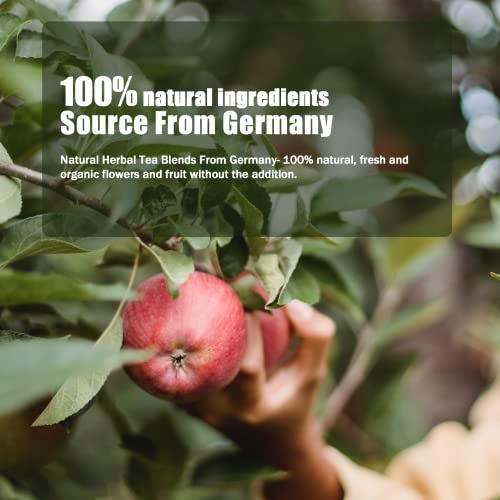 Taimei Teatime Hibiscus Rose Loose Leaf Tea(120G), Herbal Fruit Bulk Tea Loose Leaf From Germany, Non Caffeinated Free Leaf With Flower Bud Tea For Hot And Iced #TOP7