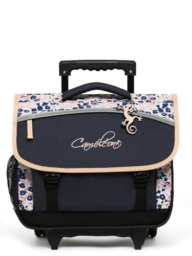 Cameleon Cartable scolaire à roulettes enfant Bleu 38...