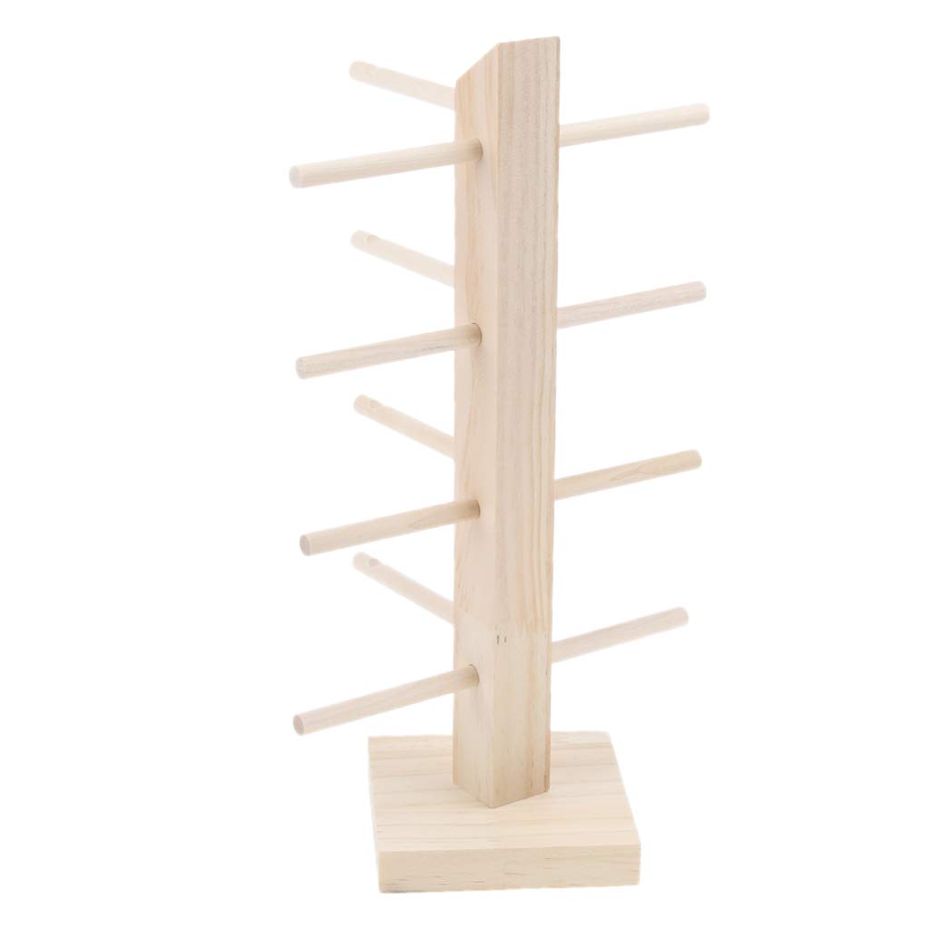 Espositore Per Occhiali Da Sole In Legno - Custodia Da Collezione Da 6 Posti Per Occhiali Oversize