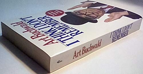 I Think I Don't Remember 0399514821 Book Cover