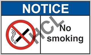 Notice Label - No Smoking - 3