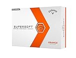 Callaway Golf Supersoft Golf Ball 2023 Orange Hybrid