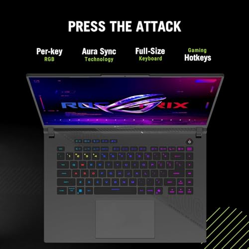 Image of ASUS 2025 ROG Strix G16 Gaming Laptop, 16 inch FHD 165Hz Display, 16-Core AMD Ryzen 9 8940HX, RTX 5070 Ti (TGP 140W), MUX Switch, Window 11, w /Mouse pad (16GB RAM | 1TB PCIe SSD)