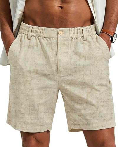Shorts en lin homme Halfword : fini la chaleur avec ce bermuda chino léger à longueur genou