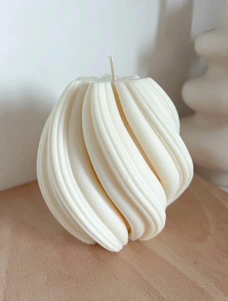 Twisted Swirl Pillar Candle Mold ? Artistic Silicone Mold for Handmade Candle Making-image-15