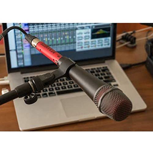 sE Electronics DM1 Dynamite Active In-line Microphone Preamp with 28dB Gain Bundle with 2 20-FT XLR Microphone Cables and 7-Pack Cable Ties