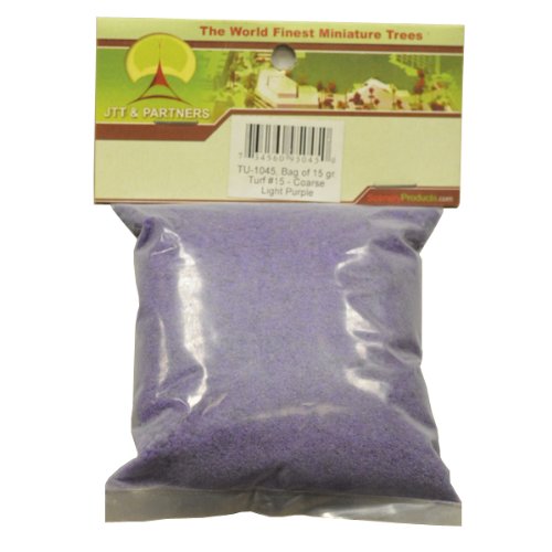 JTT Scenery Products Blossom Flowering Turf, Light Purple, Coarse
