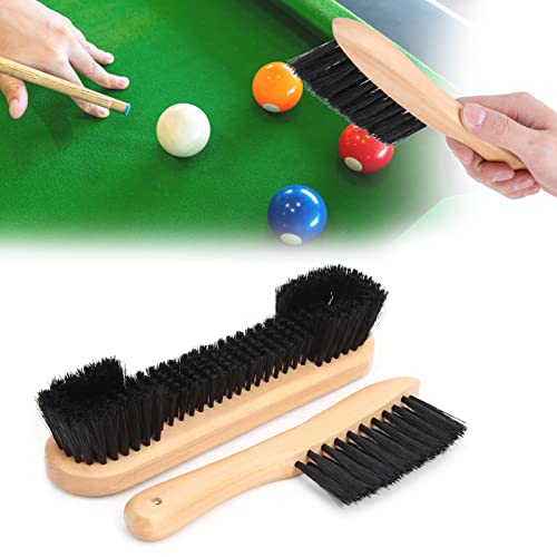 AUHX Escova de bilhar, segura e estável, resistente ao desgaste conveniente escova de mesa de bilhar