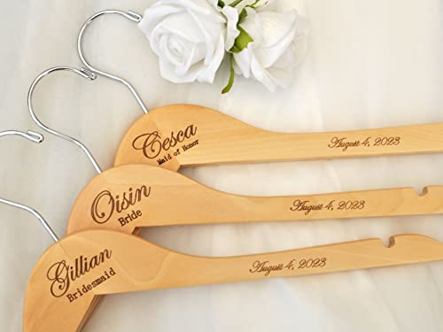 Bride Hanger, Wedding Hanger, Personalized Bride Hanger, Mr & Mrs Hanger, Custom Hanger, Honorary Maid, Bridesmaid, Dress Hanger, Wedding Anniversary, Wedding Gift #TOP4