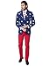 Produktbild Opposuits OSUI-0023-EU46 - Stars and Stripes - USA Kostüm, Größe 46, mehrfarbig