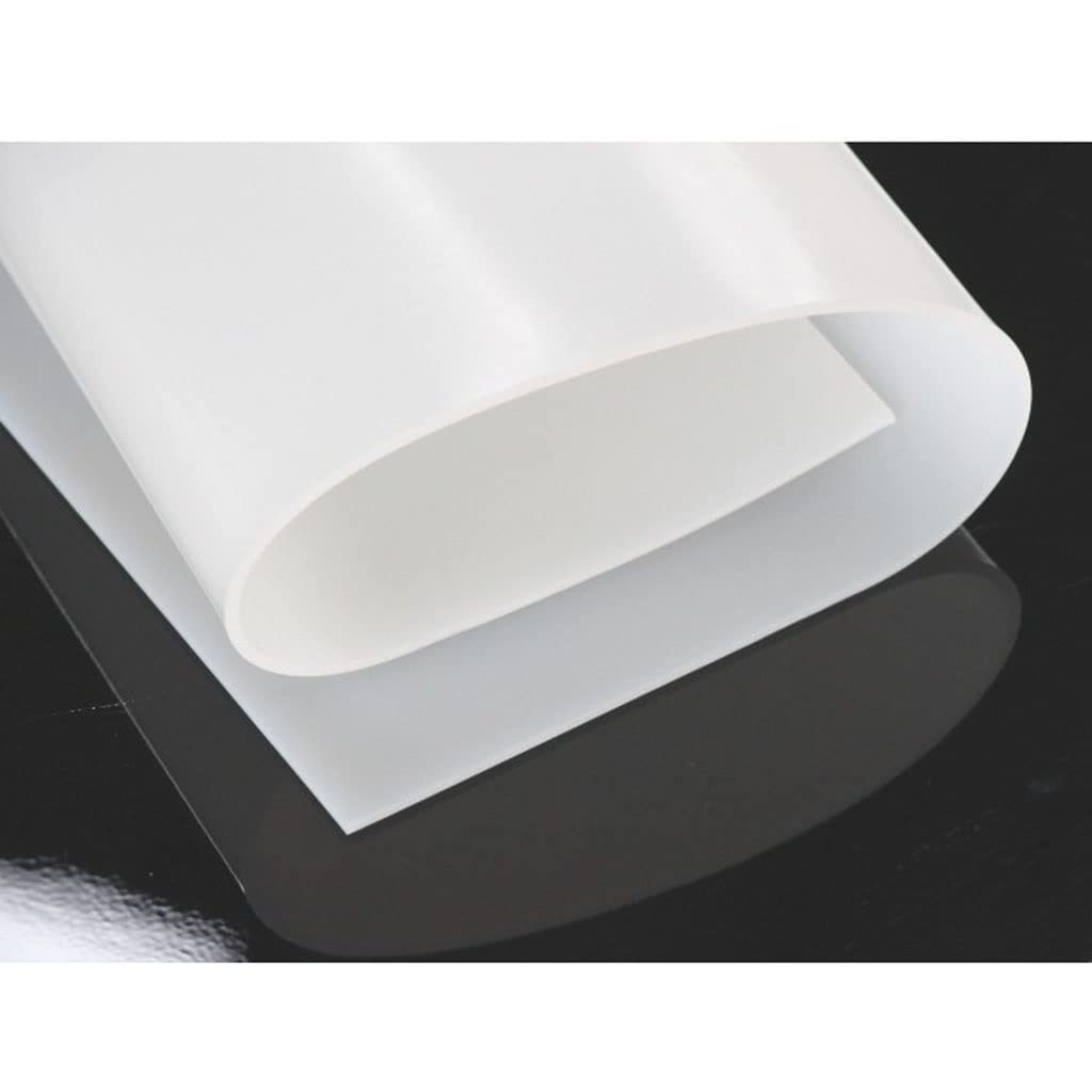 1 Stück Industrie-Gummimatte, 1–4 mm, Silikonkautschukplatte, 500 x 500 mm, schwarze Silikonmatte, hitzebeständige Folie,(Red,500x500x3mm)