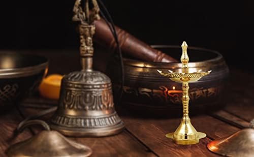 Miniatura 8 de Campana de servicio pequeña con Kerla Samai (combo de latón y latón)