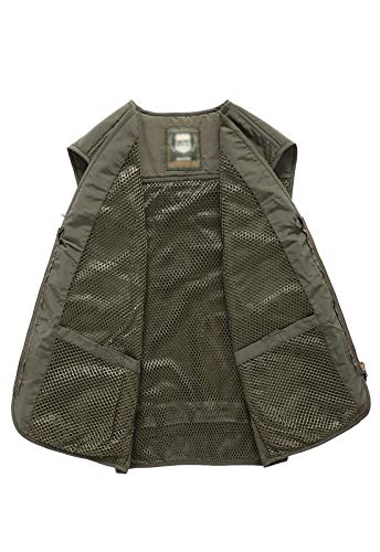 Image of Hbufnha Outdoor Fishing Hunting Vest Multi Pockets Work Cargo Jacket