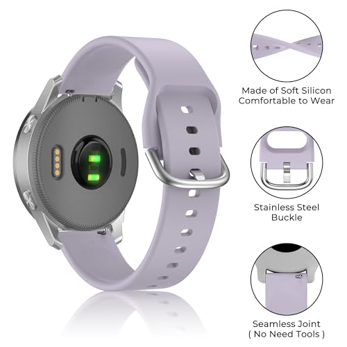 Image of Tobfit 18mm Silicone Watch Strap Compatible for Titan, Timex, Casio, Sonata,HMT etc,Quick Release Sport Loop Colorful Strap