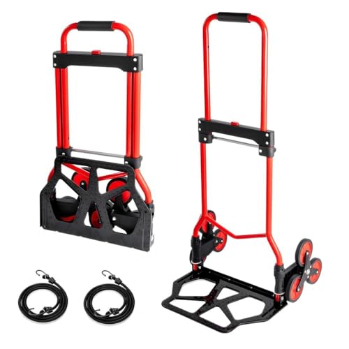 Carrito de mano plegable de alta resistencia de 180 lb miniatura 1