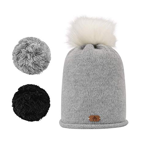 Bonnet cabaia hydromel grey chaud hiver pour homme et femme tricoté