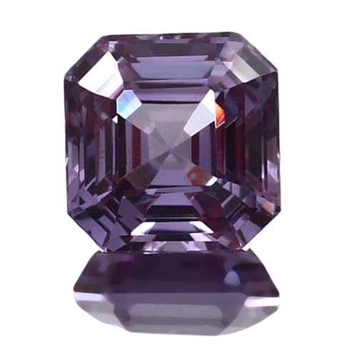 Alexandrite brésilienne naturelle Asscher 11mm pour création de bijoux uniques DIY