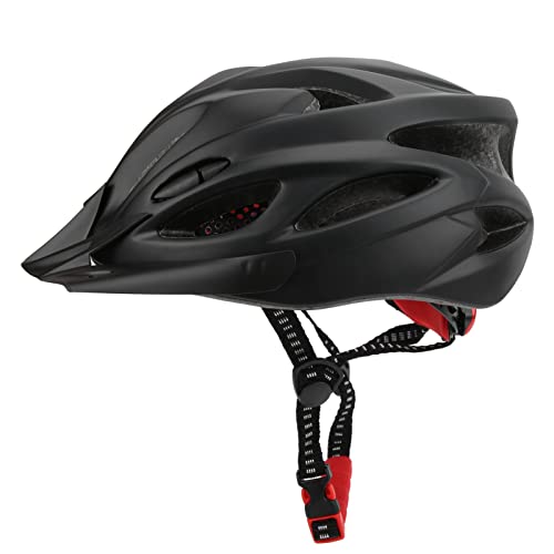 Casco de ciclismo de bicicleta con luz de 3 modos y protección EPS