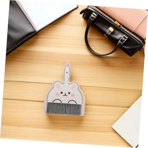 PEPLAYTAL 4 Sets Mini Besen Und Kehrschaufel Kleine Mini Kehrschaufel Miniatur Handbesen – Bild 7