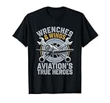Flugzeugtechniker Flugzeugwartung Flugzeugmechaniker T-Shirt