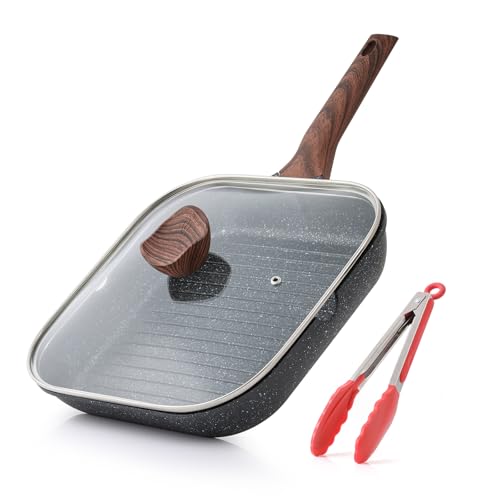 Kordisen Nonstick Grilling Pan With Lid