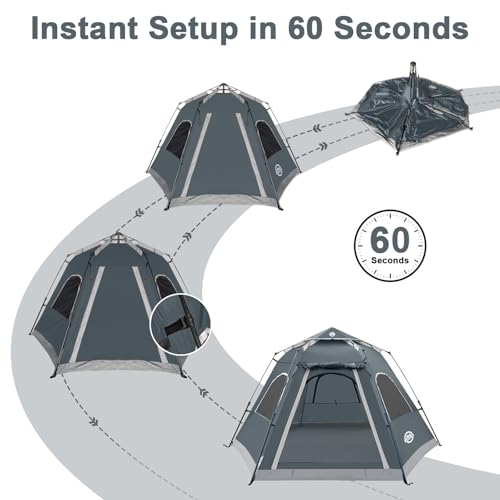 ADSMART 5 Person Instant Tent