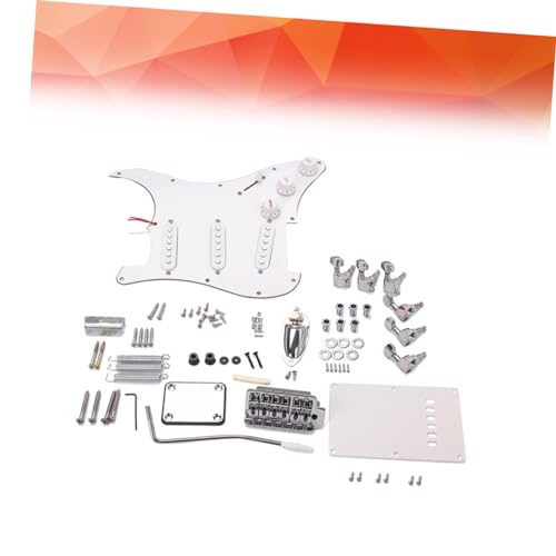 Kit guitare électrique DIY style ST blanc doté d'un vibrato fluide - 7