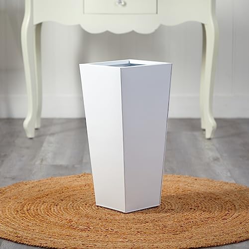 Nearly Natural 22in. Decorative Metal Tower Planter by Nearly Natural - Used condition - Image 3
