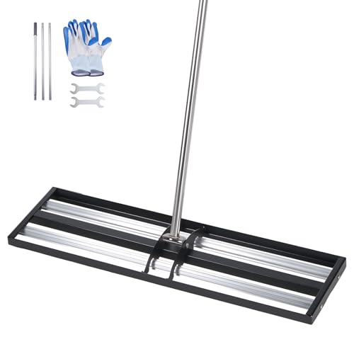 Rastrillo Nivelador de Césped VEVOR 30"x10" Acero Inoxidable miniatura 1