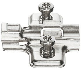 HARDWARE FOR YOU LTD PACK OF 24 SOFT CLOSE HINGE 110 DEG FULL OVERLAY MOUNTING QUICK FIXING STRAIGHT HINGE ARE WITH PLATE WITH EURO SCREW - Image 2