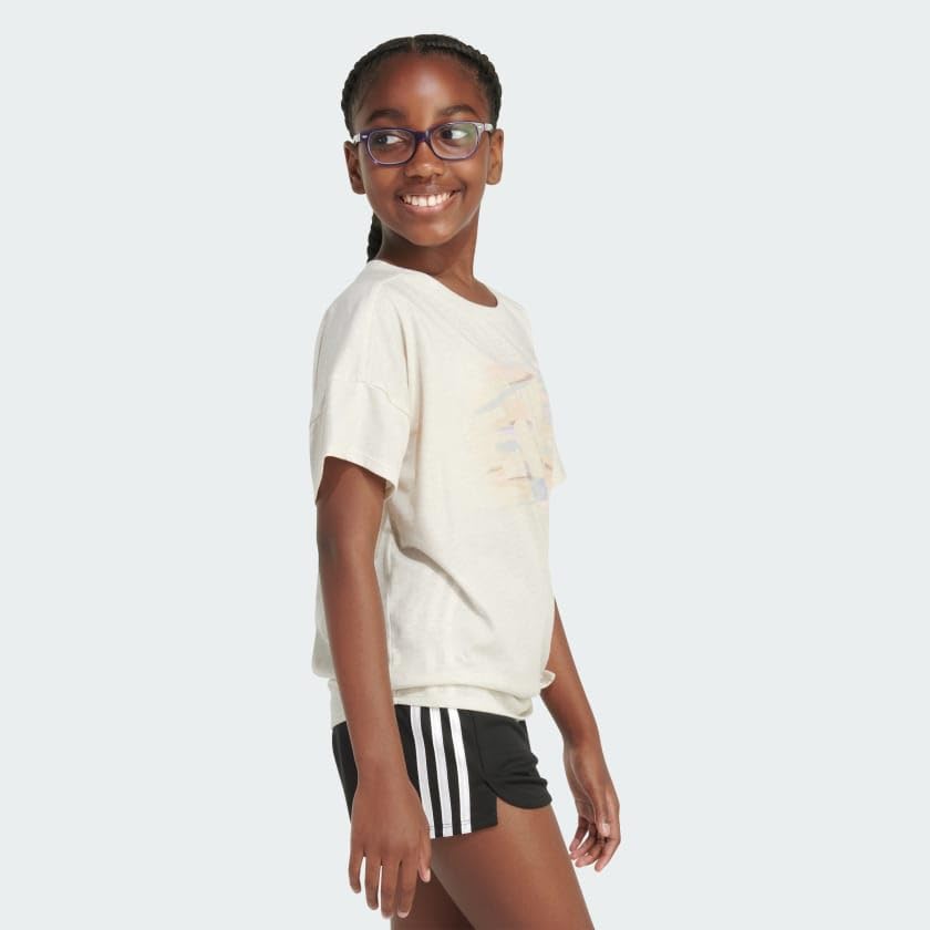Image of adidas Kids Loose Box Tee S24 (Toddler /Little Kid)