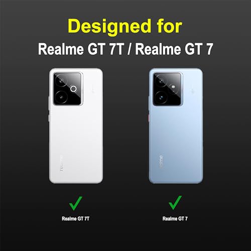 Image of amazon basics Back Case Cover for Realme GT 7T | Compatible for Realme GT 7T Back Cover | Liquid Silicon Magic Case with Camera Protection | Black