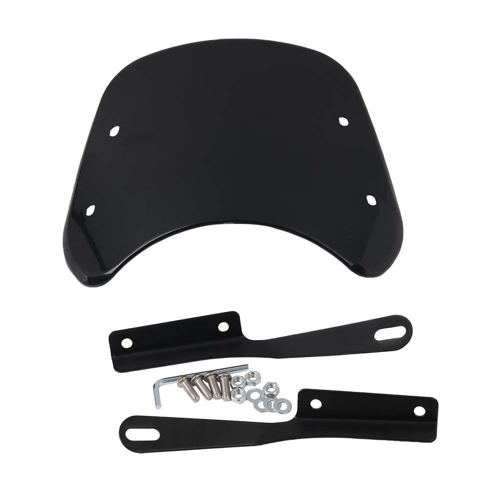 Moto Retro Parabrezza Vento Schermo Deflettore Copertura Per RoyalEnfield Royal Enfield Meteor Hunter 350 Interceptor 650 350 Himalayan 400 411 650 BS6