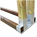 Produktbild TikTakToo 1x Stapelhilfe verzinkt Brennholz Kaminholz Holzstapelhilfe Holz Gestell