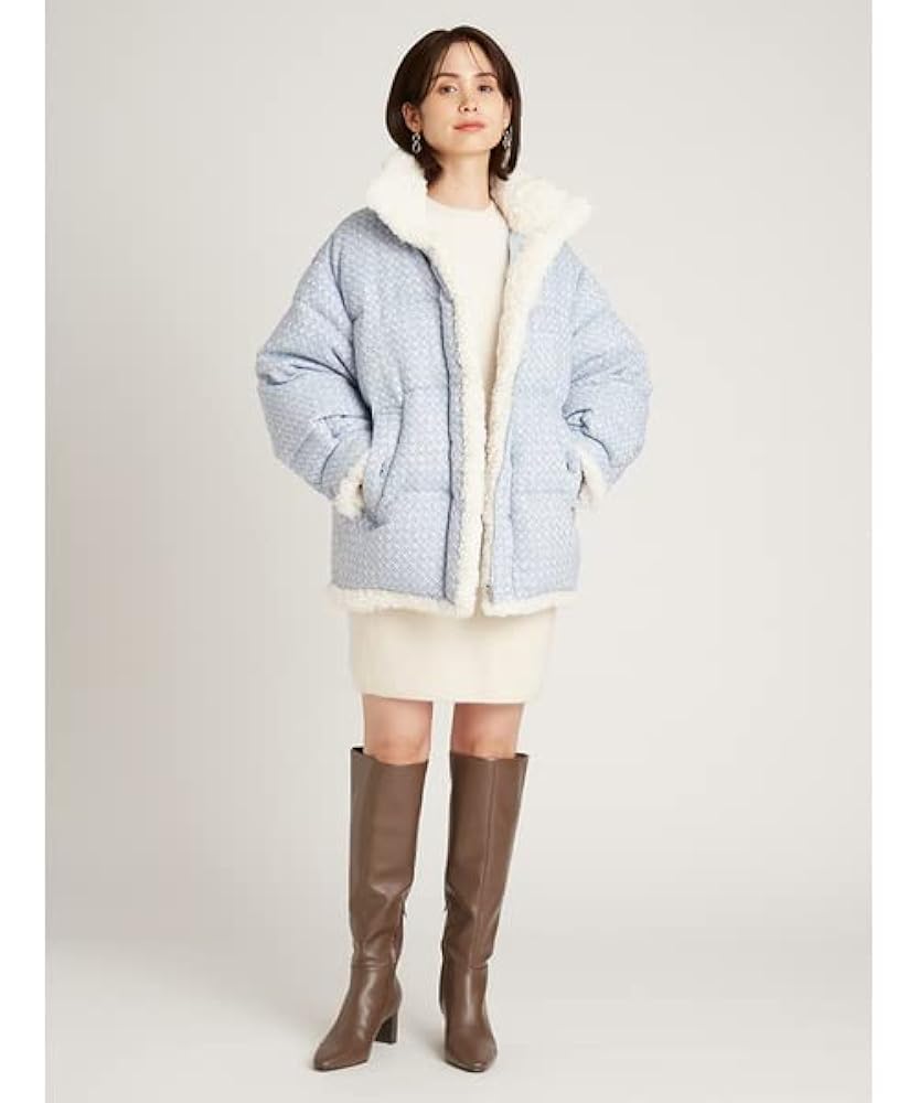 SNIDEL ツイードミドルコート　S Amazon | [SNIDEL] ツイードミドルコート SWFC225024 レディース