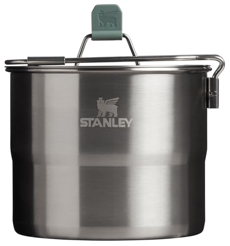 Comparison: Best Stanley Camp Cook Set 6 Stanley Wildfare Go Two Bowl Mess Kit | 8pc Portable Pot & Cookware Set | 1.25qt Stainless Steel Pot w/Locking Handle, Lid, 2 Bowls & Sporks