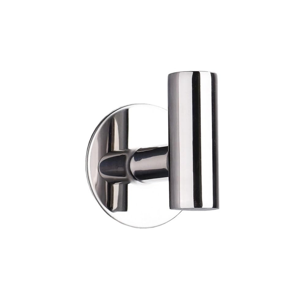 Perchero de pared de acero inoxidable silver con acabado cepillado antioxidante