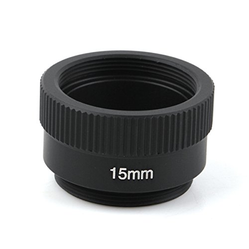 Pixco 15mm C-CS Mount Lens Adapter Ring Extension for CCTV Security Cameras