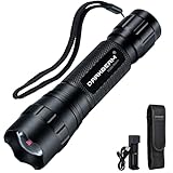 【IR 850NM HUNTING ILLUMINATOR】--Das 850nm Infrarotlicht hat eine höhere Tarnung (im Vergleich zu Rotlicht-Taschenlampen), sehr hilfreich, um Schweine, Kojoten, Füchse und Schlangen im Dunkeln zu finden und ihr natürliches Verhalten zu beobachten, ohne sie zu erschrecken.