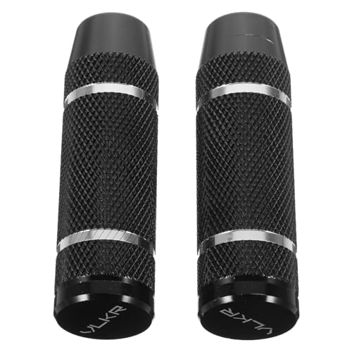 BESTonZON High Hardness Stainless Steel Bike Pedals Stunt Pegs Rear Foot Pegs for Bicycles Protective Rear Dial Cover