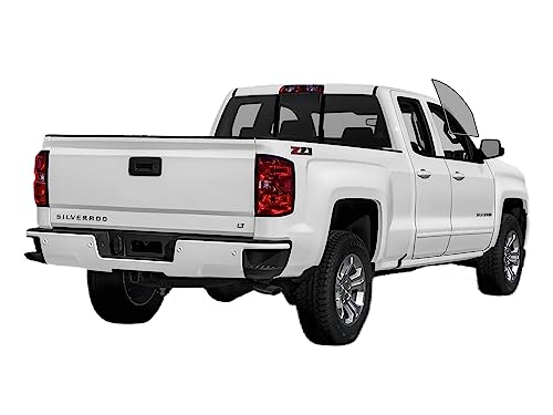 AUTOTEK Precut Window Tint Film Front Two Door Windows Tint Film Cars Sun Blocking Protection Privacy Anti Shatter Glass 2 Ply Computer Cut Any Tint Shade for Chevy Silverado 1500 Crew 2014-2018