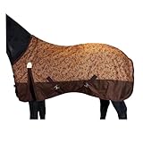 BARN & STABLE 600D Ripstop Lightweight Horse Turnout Sheet No Fill,Water-Resistant & Breathable Horse Blanket for Spring and Mild Weather, with Anti-Rub Fleece Withers