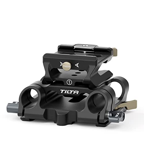 TILTA Modular 15mm LWS Baseplate Adapter Type I with ARCA Adapter Compatible with Most Tilta Camera Cage Black TA-MBP1-B