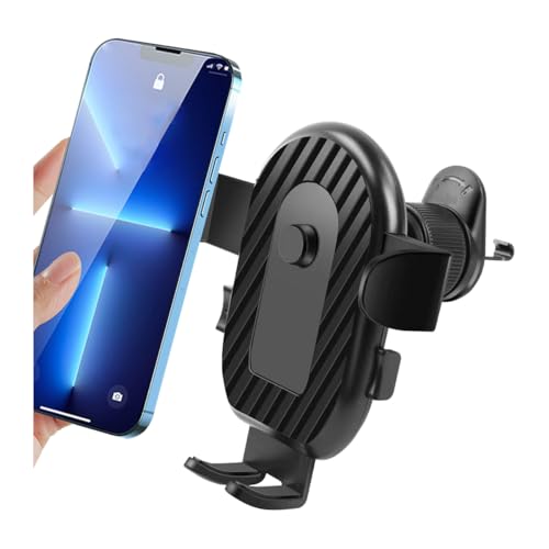 JNNJ Soporte de teléfono móvil para coche, ajustable 360 grados giratorio soporte ajustable para teléfono móvil, soporte universal para coche con ventilación de aire, para todos los teléfonos móviles