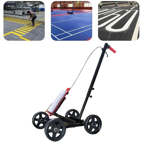 IUokLU Hand-Push Road Marking Machine for Fast and Accurate Line Striping, Ideal for Parking Lots and Sports Fields